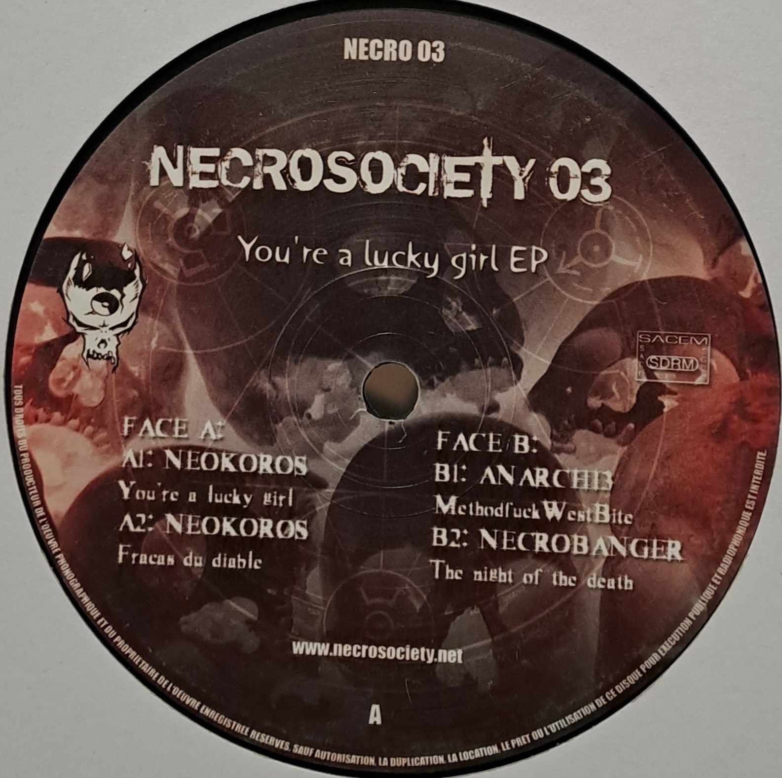 Necrosociety 03 - vinyle hardcore